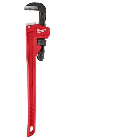 24 in L 3 in Cap. Cast Iron Straight Pipe Wrench MPN:48-22-7124