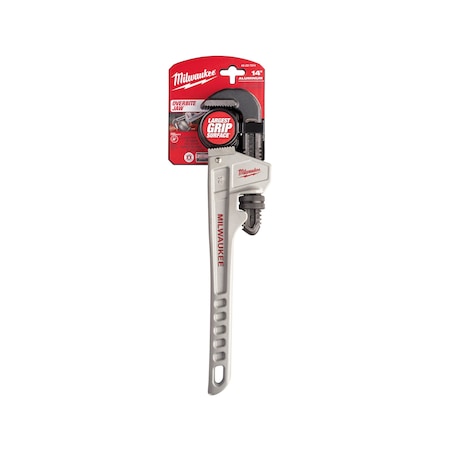 14 in L 2 in Cap. Aluminum Straight Pipe Wrench MPN:48-22-7214