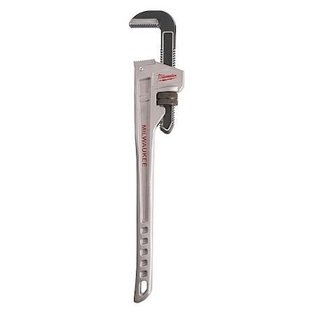 24 in Aluminum Pipe Wrench, 3 in Jaw Capacity MPN:48-22-7224