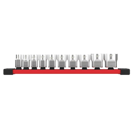 3/8 in Drive Standard Socket Set SAE 10 Pieces 5/16 in to 7/8 in, Chrome MPN:48-22-9403