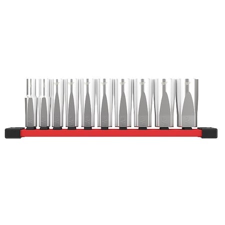 3/8 in Drive Deep Well Socket Set SAE 10 Pieces 5/16 in to 7/8 in, Chrome MPN:48-22-9405