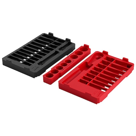 47 pc. 1/2 in. Drive SAE and Metric Ratchet and Socket Trays for PACKOUT Low-Profile Organizer MPN:48-22-9487T