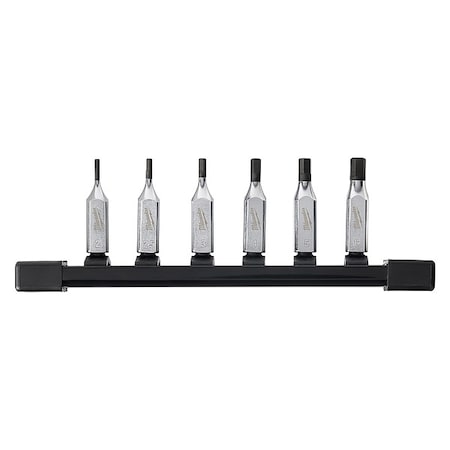 6 pc. 1/4 in. Drive Metric Hex Bit Socket Set MPN:48-22-9541