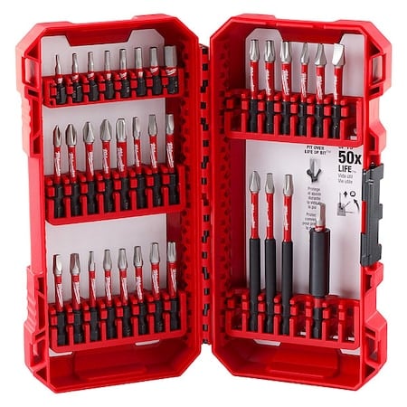Shockwave Impact Duty Drive Bit, 35pc Set, Includes Case MPN:48-32-4032