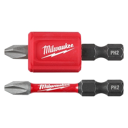 3 pc. SHOCKWAVE Impact Duty Magnetic Attachment and 2 in. Phillips No 2 Power Bit Set MPN:48-32-4550