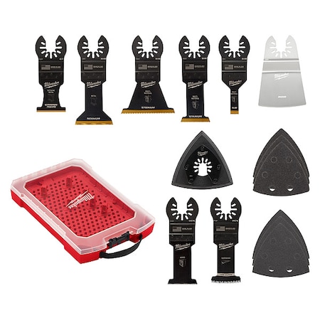 Oscillating Tool BladeSet, 8pcs, W-0.375
