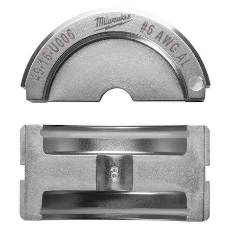 EXACT No. 6 Aluminum 12T U-Style Die MPN:49-12-U006