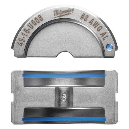 EXACT No. 8 Aluminum 12T U-Style Die MPN:49-12-U008