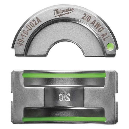 EXACT 2/0 Aluminum 12T U-Style Die MPN:49-12-U02A