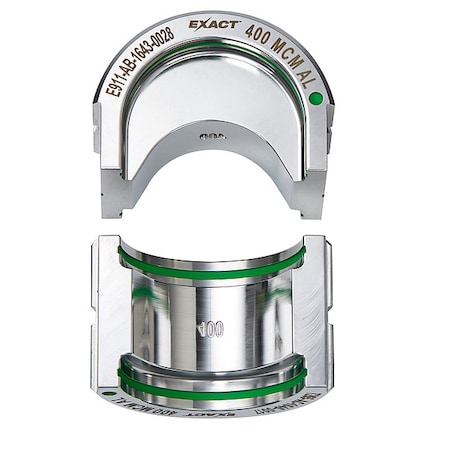 EXACT 400 MCM Aluminum 12T U-Style Die MPN:49-12-U400