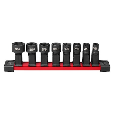 8 pc. INSIDER Box Ratchet SAE Socket Set MPN:49-16-1640