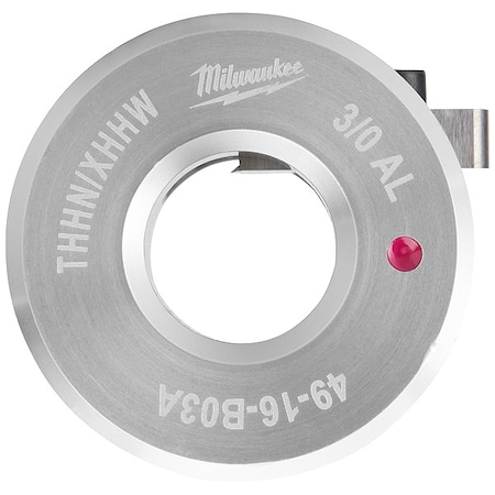 3/0 AWG Aluminum THHN / XHHW Bushing for M12 and M18 Cable Strippers MPN:49-16-B03A