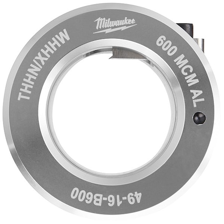 600 MCM Aluminum THHN / XHHW Bushing for M12 and M18 Cable Strippers MPN:49-16-B600