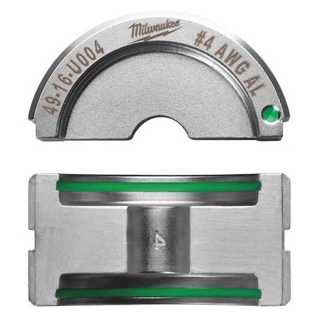 No. 4 Aluminum U Style Die MPN:49-16-U004