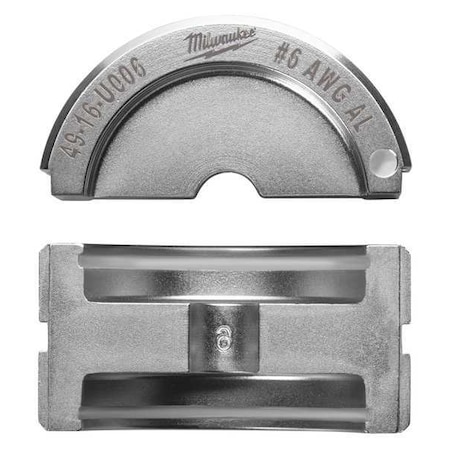 No. 6 Aluminum U Style Die MPN:49-16-U006