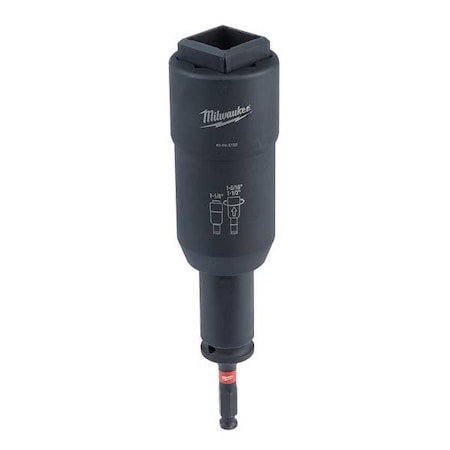 1/2 in Drive 3-in-1 Transmission Utility Socket 1/2 in Size Square Deep Depth, Black Oxide MPN:49-66-5102