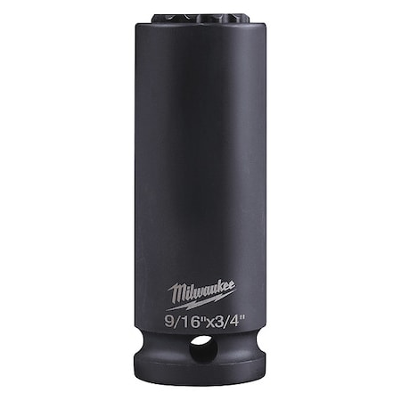 SHOCKWAVE Lineman's 12 Point 9/16 in. and 3/4 in. 2-in-1 Socket MPN:49-66-5121