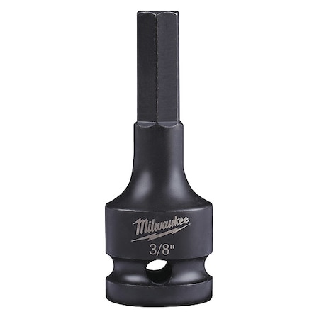 SHOCKWAVE Lineman's 1/2 in. Drive 3/8 in. Hex Bit Socket MPN:49-66-5142