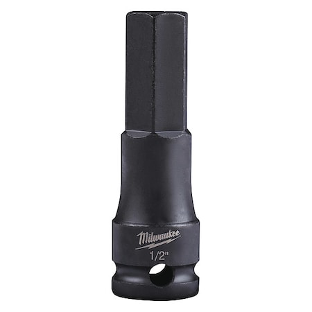 SHOCKWAVE Lineman's 3/8 in. Drive 1/2 in. Hex Bit Socket MPN:49-66-5154