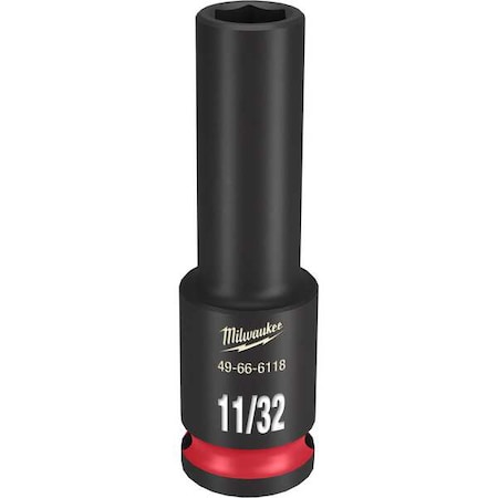11/32 in. SHOCKWAVE Impact Duty 3/8 in. Drive Deep Well 6 Point Impact Socket MPN:49-66-6118