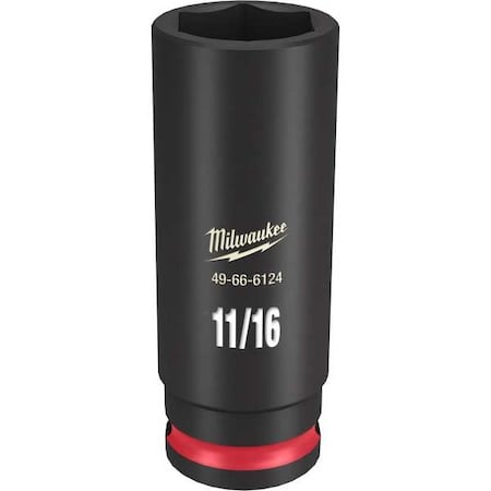 11/16 in. SHOCKWAVE Impact Duty 3/8 in. Drive Deep Well 6 Point Impact Socket MPN:49-66-6124