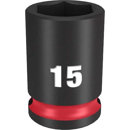 15mm SHOCKWAVE Impact Duty 3/8 in. Drive Standard 6 Point Impact Socket MPN:49-66-6139