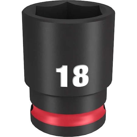 18mm SHOCKWAVE Impact Duty 3/8 in. Drive Standard 6 Point Impact Socket MPN:49-66-6142