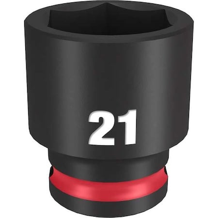 21mm SHOCKWAVE Impact Duty 3/8 in. Drive Standard 6 Point Impact Socket MPN:49-66-6144