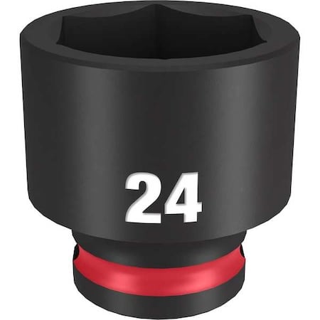 24mm SHOCKWAVE Impact Duty 3/8 in. Drive Standard 6 Point Impact Socket MPN:49-66-6147