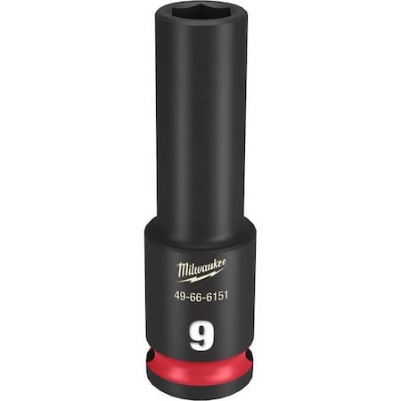9mm SHOCKWAVE Impact Duty 3/8 in. Drive Deep Well 6 Point Impact Socket MPN:49-66-6151