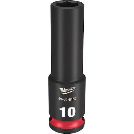 10mm SHOCKWAVE Impact Duty 3/8 in. Drive Deep Well 6 Point Impact Socket MPN:49-66-6152