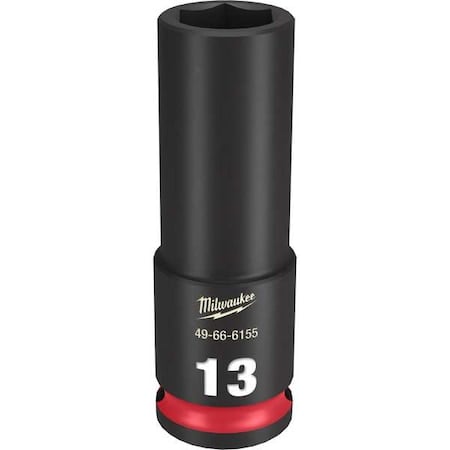 13mm SHOCKWAVE Impact Duty 3/8 in. Drive Deep Well 6 Point Impact Socket MPN:49-66-6155