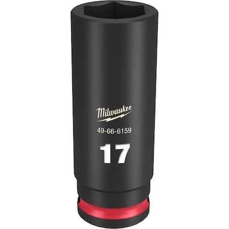 17mm SHOCKWAVE Impact Duty 3/8 in. Drive Deep Well 6 Point Impact Socket MPN:49-66-6159
