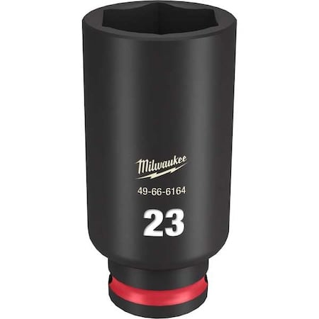23mm SHOCKWAVE Impact Duty 3/8 in. Drive Deep Well 6 Point Impact Socket MPN:49-66-6164