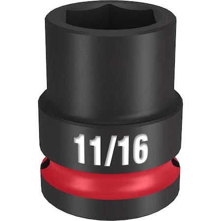 11/16 in. SHOCKWAVE Impact Duty 1/2 in. Drive Standard 6 Point Impact Socket MPN:49-66-6205