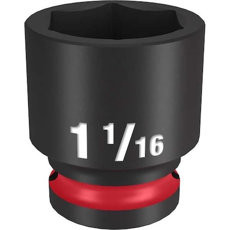 1-1/16 in. SHOCKWAVE Impact Duty 1/2 in. Drive Standard 6 Point Impact Socket MPN:49-66-6211