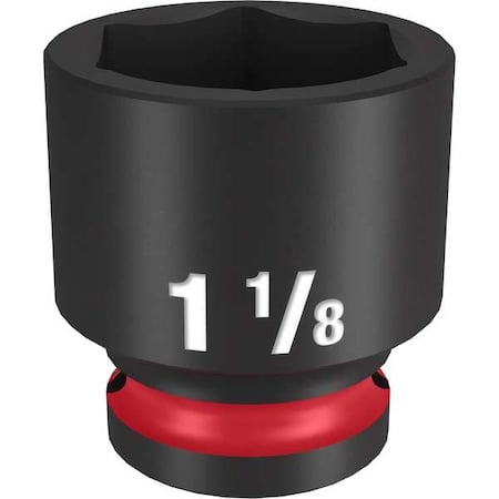1-1/8 in. SHOCKWAVE Impact Duty 1/2 in. Drive Standard 6 Point Impact Socket MPN:49-66-6212