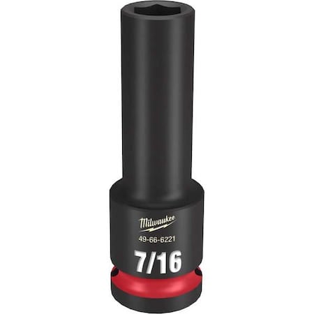 7/16 in. SHOCKWAVE Impact Duty 1/2 in. Drive Deep Well 6 Point Impact Socket MPN:49-66-6221