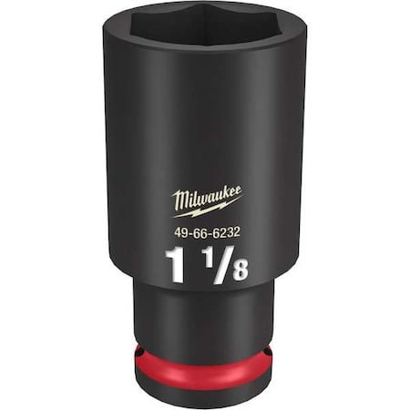 1-1/8 in. SHOCKWAVE Impact Duty 1/2 in. Drive Deep Well 6 Point Impact Socket MPN:49-66-6232