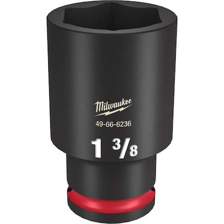 1-3/8 in. SHOCKWAVE Impact Duty 1/2 in. Drive Deep Well 6 Point Impact Socket MPN:49-66-6236