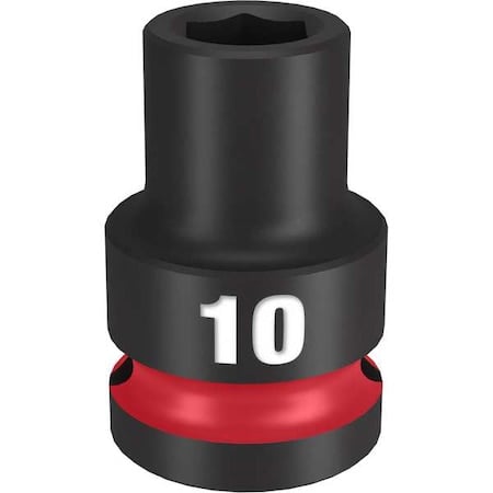 10mm SHOCKWAVE Impact Duty 1/2 in. Drive Standard 6 Point Impact Socket MPN:49-66-6242