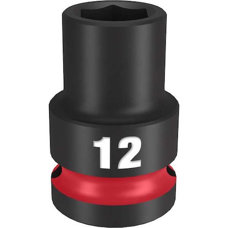 12mm SHOCKWAVE Impact Duty 1/2 in. Drive Standard 6 Point Impact Socket MPN:49-66-6244