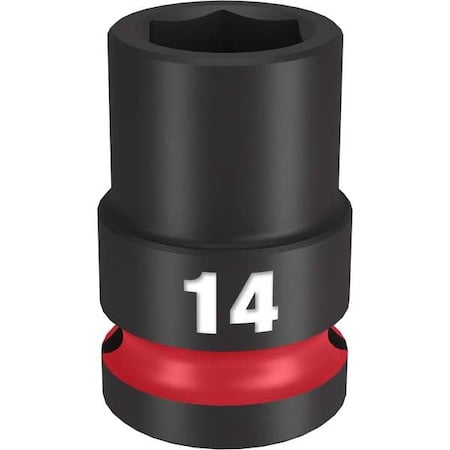 14mm SHOCKWAVE Impact Duty 1/2 in. Drive Standard 6 Point Impact Socket MPN:49-66-6246