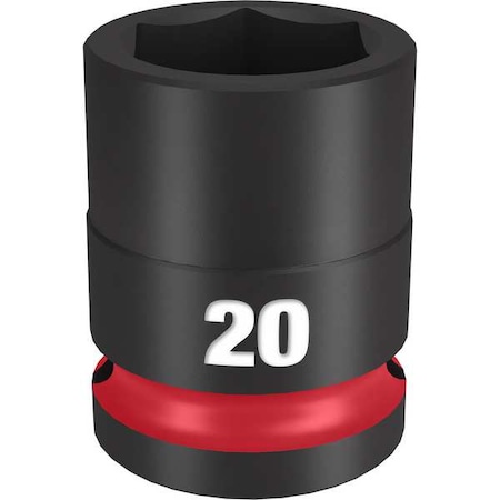 20mm SHOCKWAVE Impact Duty 1/2 in. Drive Standard 6 Point Impact Socket MPN:49-66-6252