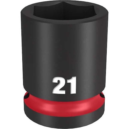 21mm SHOCKWAVE Impact Duty 1/2 in. Drive Standard 6 Point Impact Socket MPN:49-66-6253