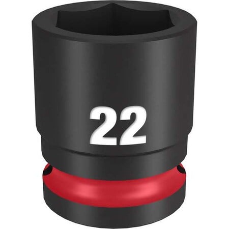 22mm SHOCKWAVE Impact Duty 1/2 in. Drive Standard 6 Point Impact Socket MPN:49-66-6254