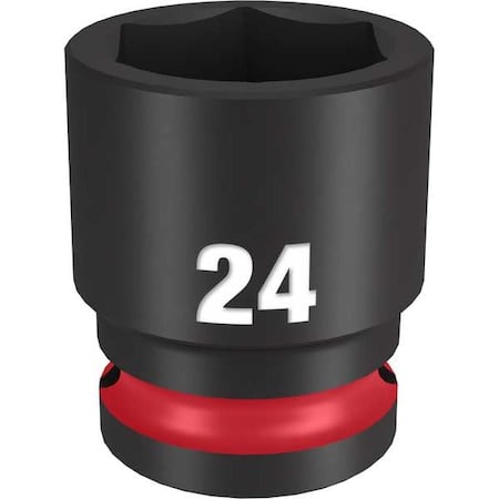 24mm SHOCKWAVE Impact Duty 1/2 in. Drive Standard 6 Point Impact Socket MPN:49-66-6256