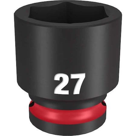 27mm SHOCKWAVE Impact Duty 1/2 in. Drive Standard 6 Point Impact Socket MPN:49-66-6259