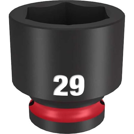 29mm SHOCKWAVE Impact Duty 1/2 in. Drive Standard 6 Point Impact Socket MPN:49-66-6261