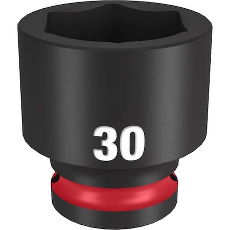 30mm SHOCKWAVE Impact Duty 1/2 in. Drive Standard 6 Point Impact Socket MPN:49-66-6262